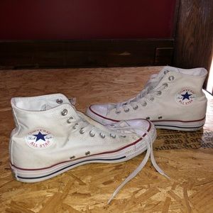White Converse High-Tops women’s